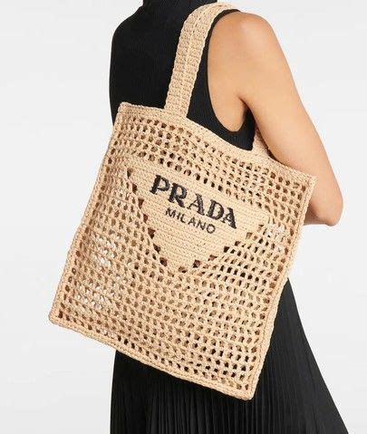 prada raffia tote dupe amazon|prada beach bag raffia.